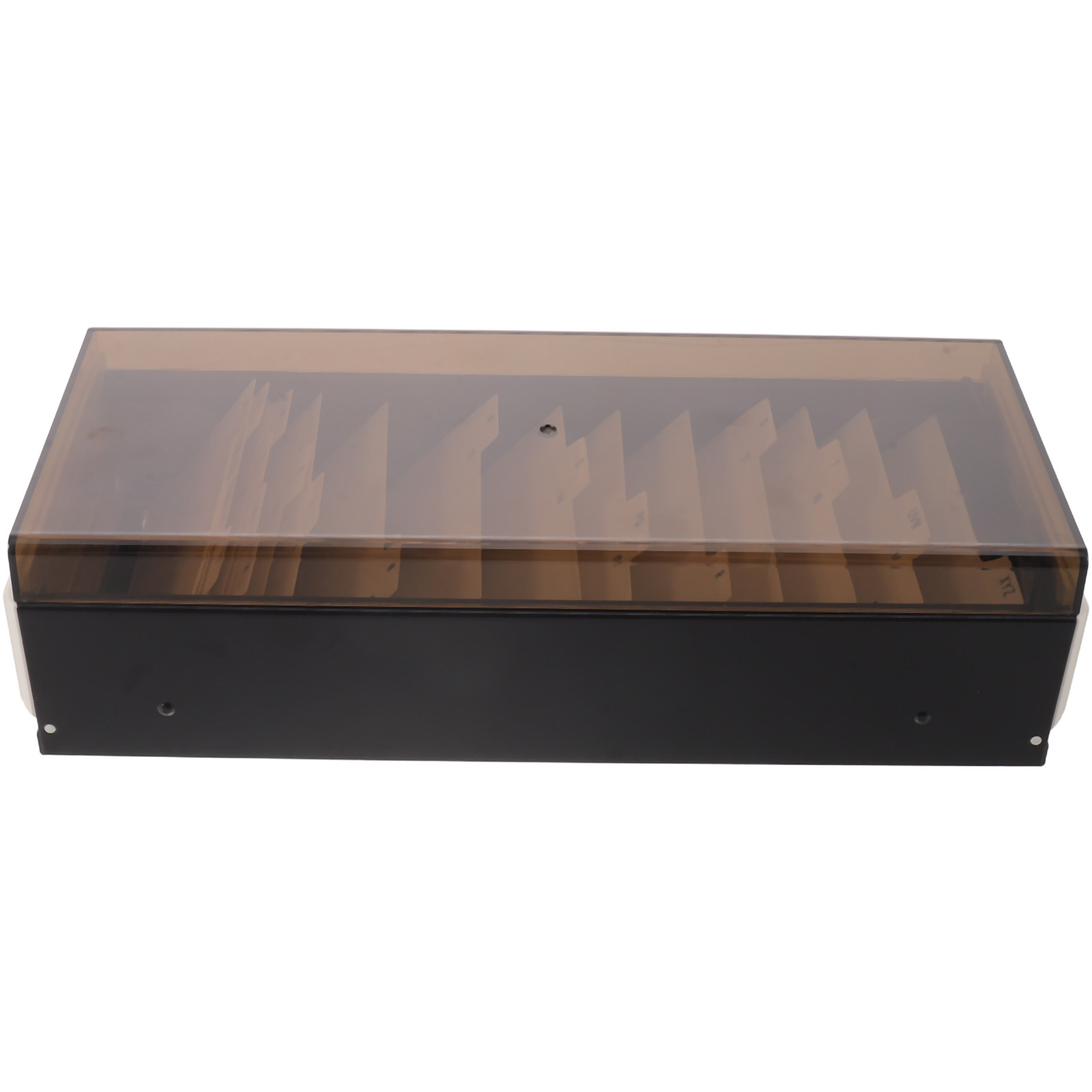 Index Card Holder - Вместительный органайзер для визиток, черный настольный