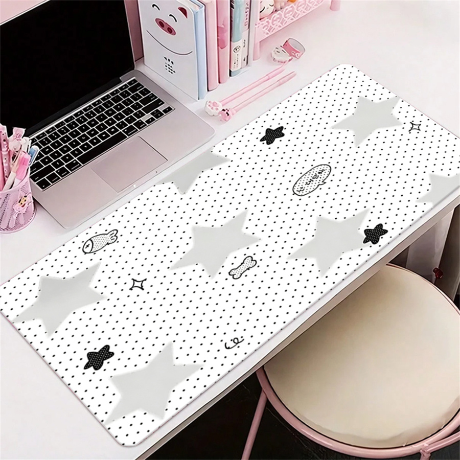 Leather Desk Pad - Корейский водонепроницаемый, маслостойкий кожаный коврик для