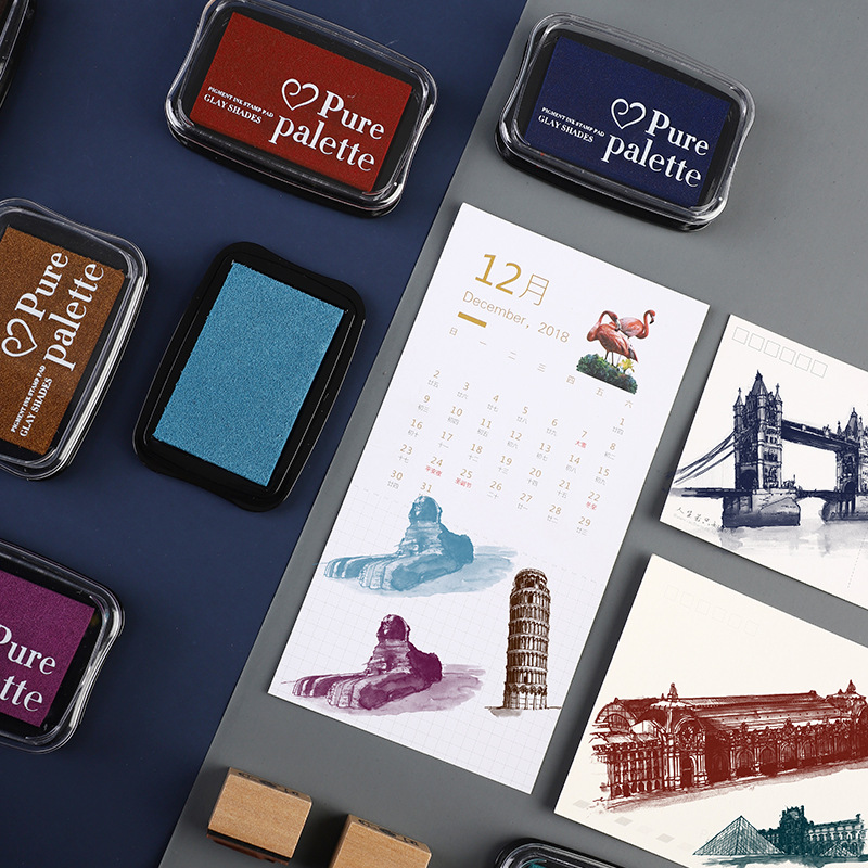 20 цветов, большой размер, вин – обзор и цена Rubber Date Stamp