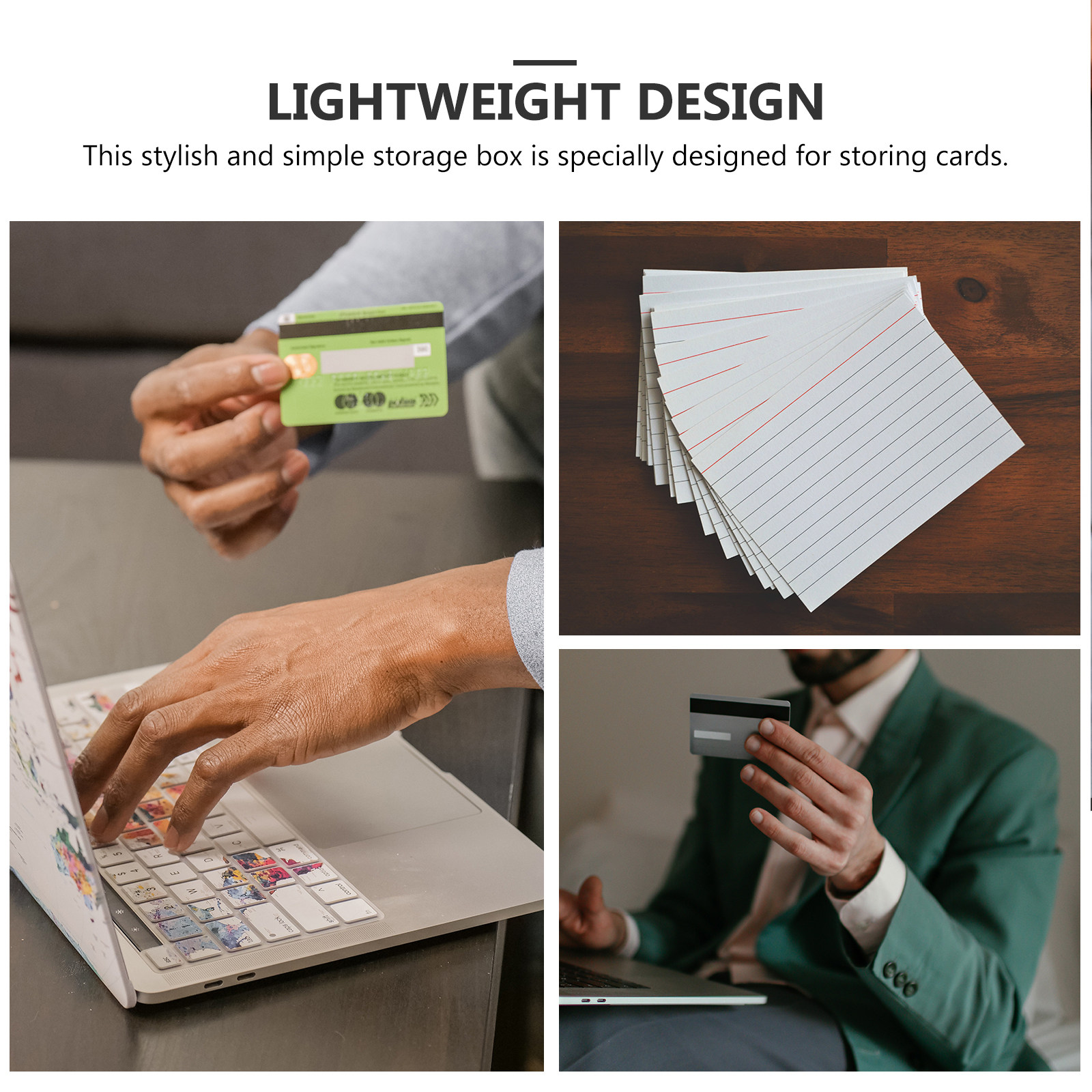 4 шт. пластиковых органайзера  – обзор и цена Index Card Holder