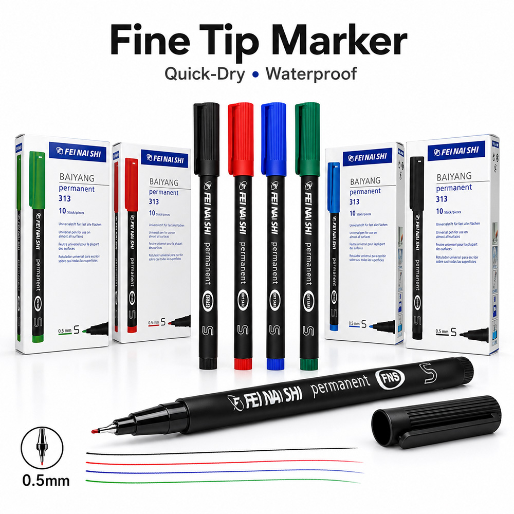 Набор из 4/12 перманентных мар – обзор и цена Correction Pen Fine