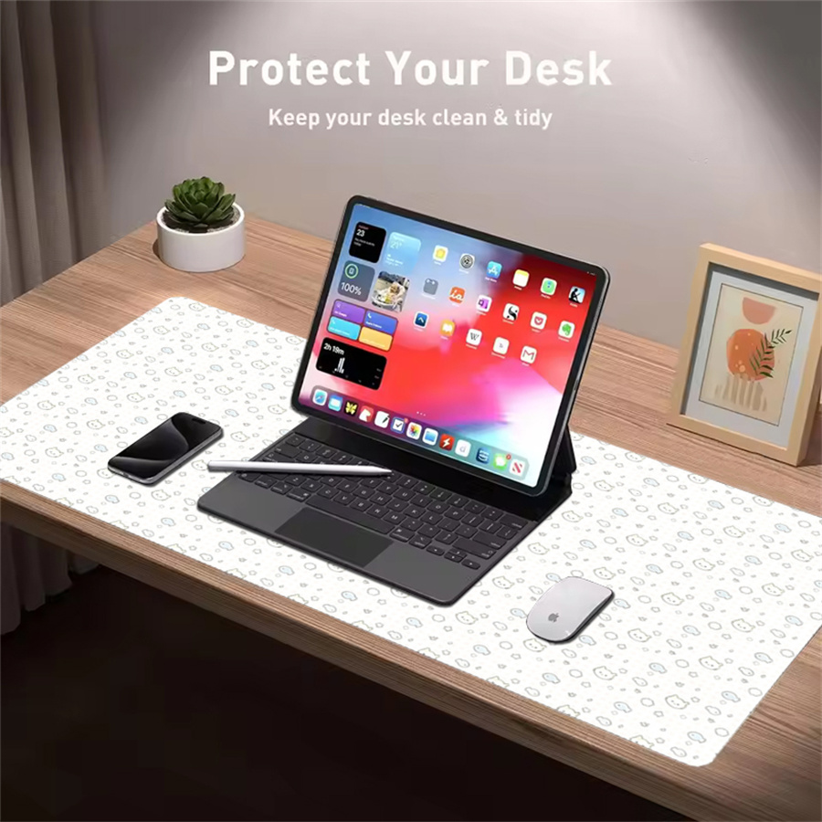 Милый кожаный коврик для стола – обзор и цена Leather Desk Pad